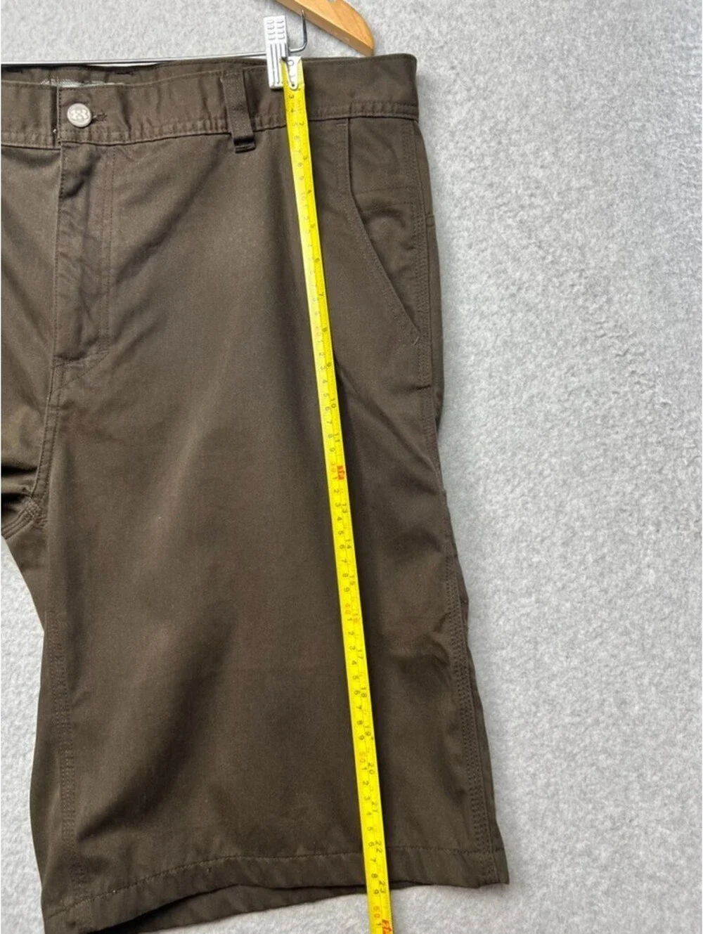 Under Armour Brown Cargo Shorts Mens 40 Gorpcore Utility Hiking Golf Chino Work
